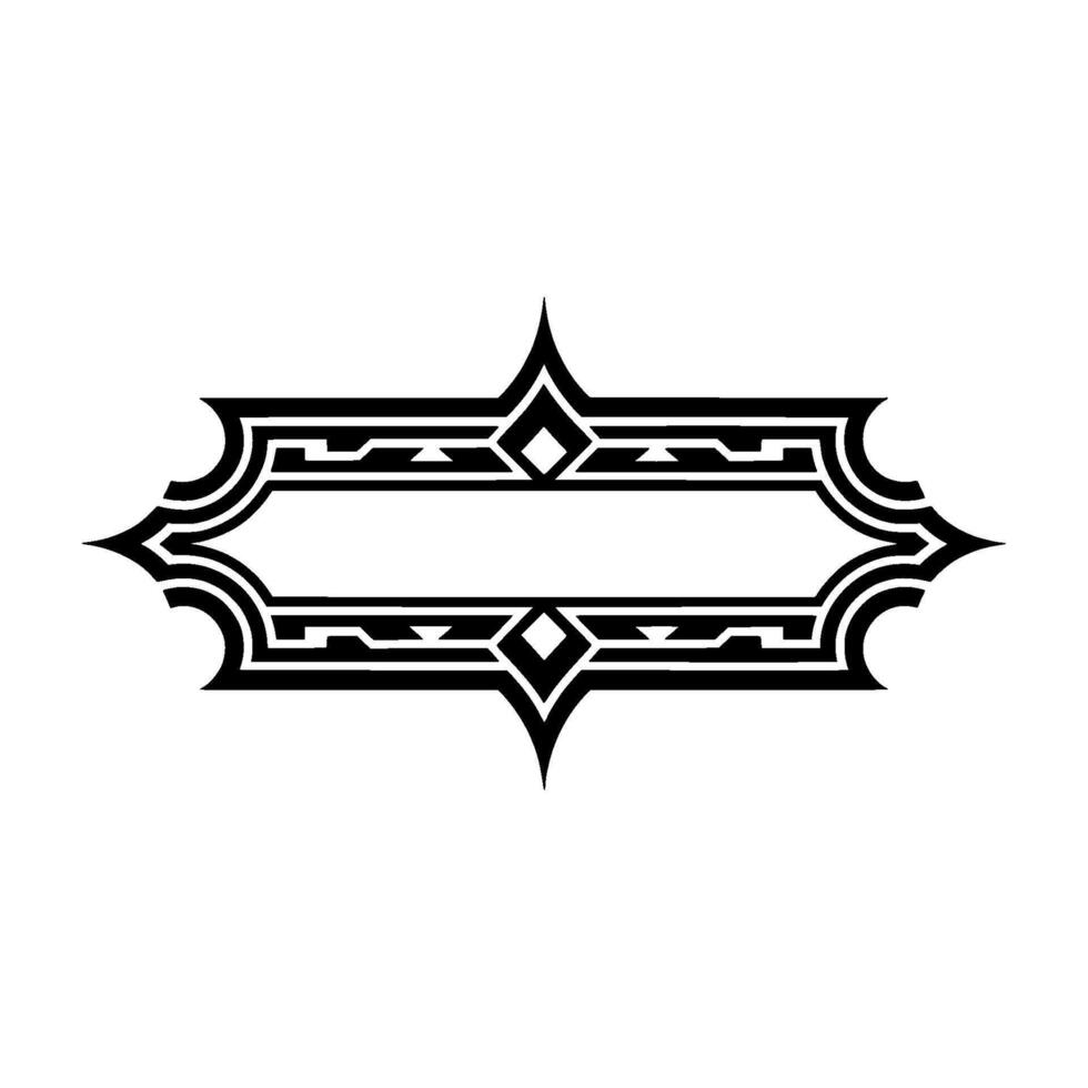 Art Deco Border Element, Geometric, Vintage Style vector