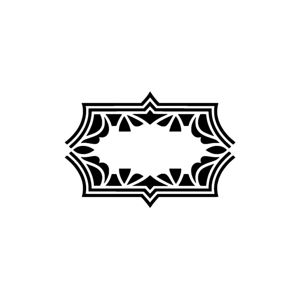 Art Deco Ornament, Elegant Frame, Vintage - Border vector