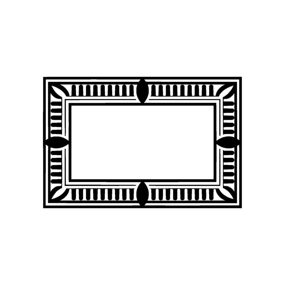 Art Deco Frame, Geometric, Minimalist, Vintage, Elegant, Retro, Border, Pattern, Black, White, Composition, , Style, Abstract, Ornament, Luxury, , Template, Illustration, Backgroun vector