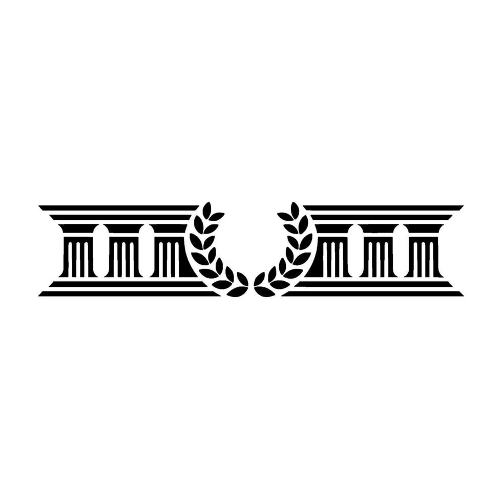 Geometric Classical Ornament, Minimalist vector