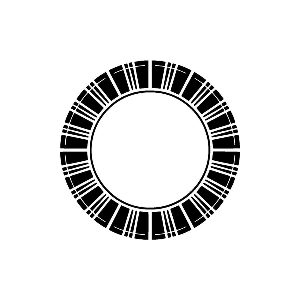 Geometric Ring, Minimalist, Circular Motif vector
