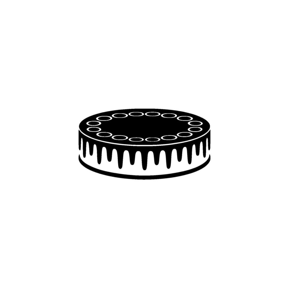 Minimalist Cake - Celebration Sweetness vector
