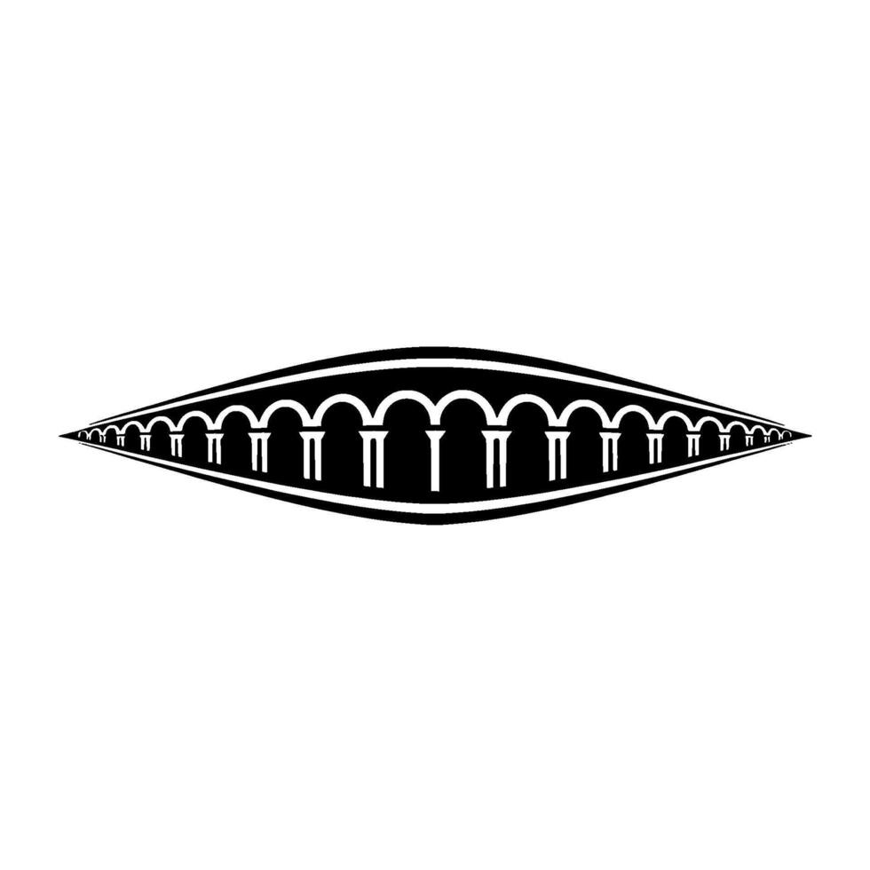 Minimalist Archway, Geometric, Modern Emblem - Arch vector