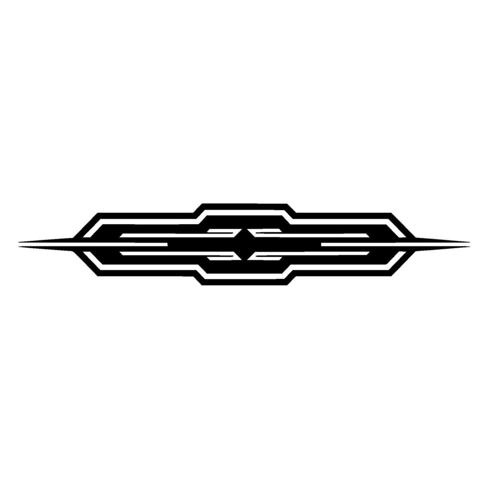 Geometric Tribal Accent, Modern vector