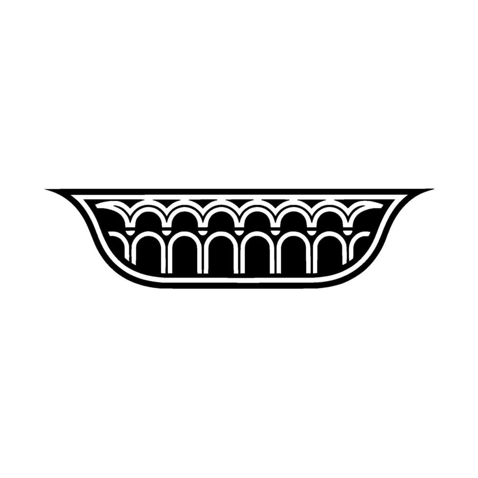 Art Deco Archway, Geometric Ornamentation, Vintage - Art deco vector