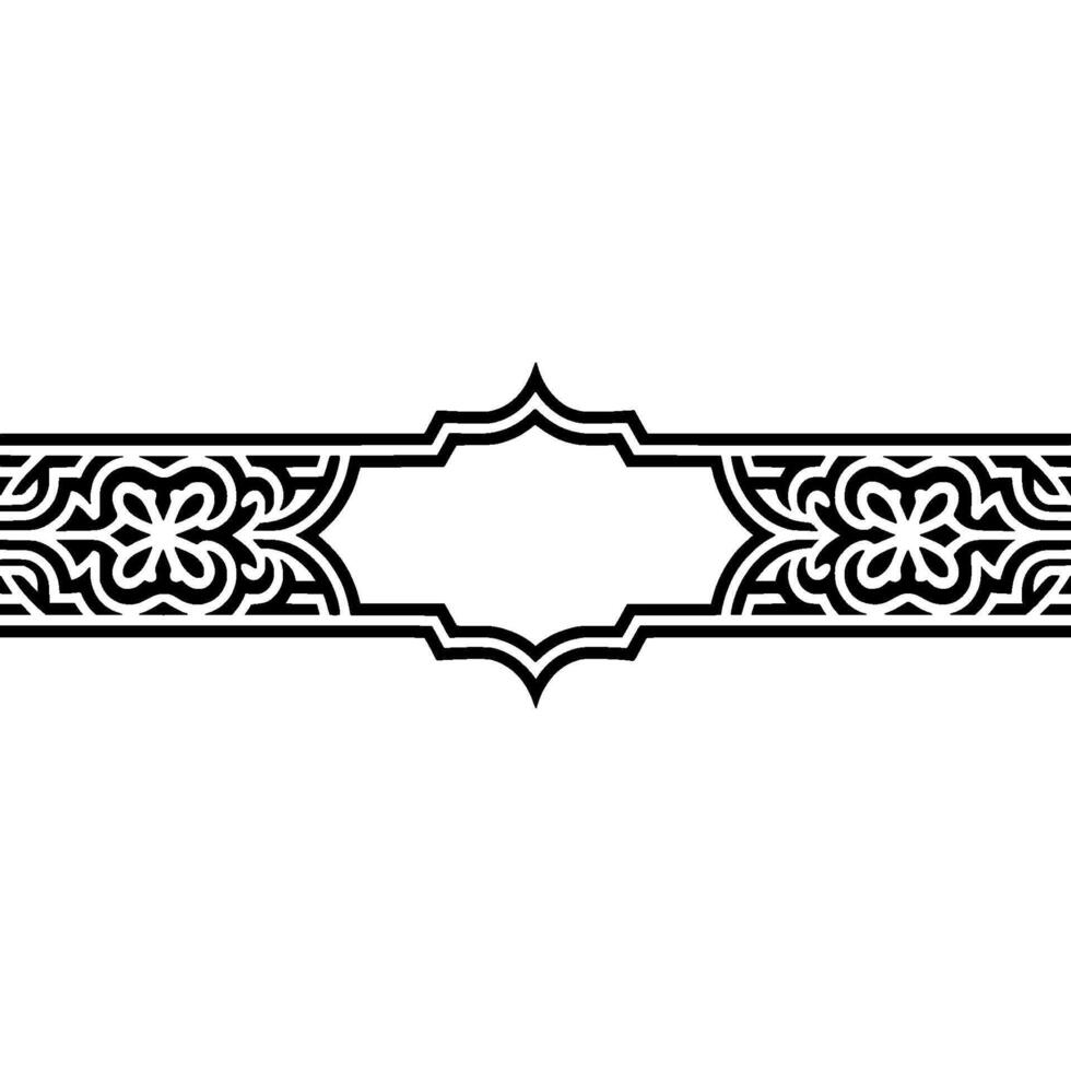 Intricate Celtic Border, Elegant Element vector