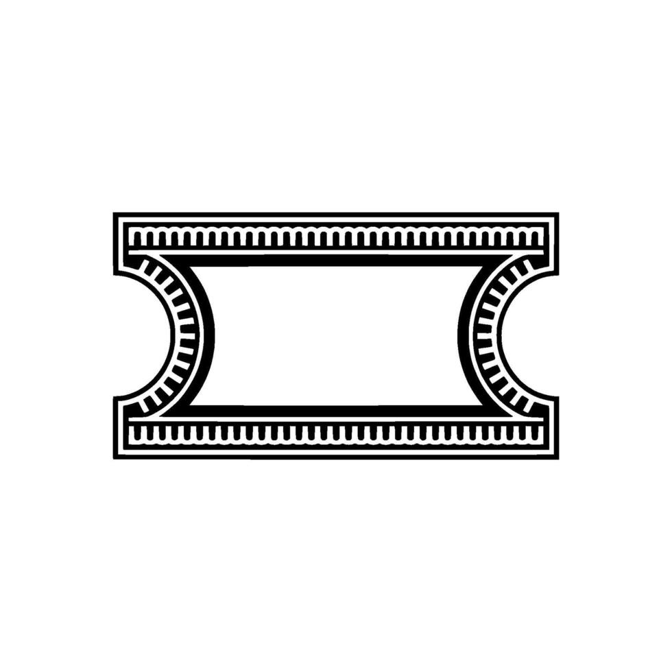 Vintage Film Frame, Minimalist, Cinematic Memory vector