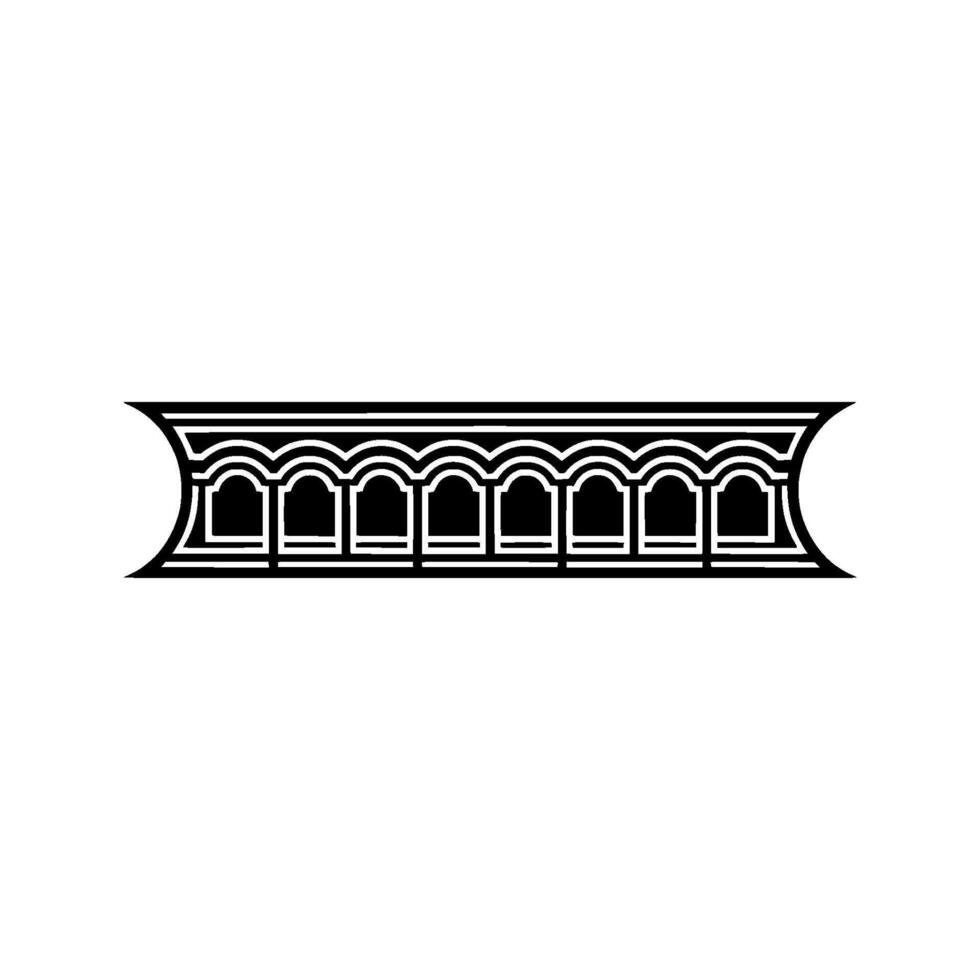 Geometric Archway, Minimalist, Architectural Detail - Arch vector