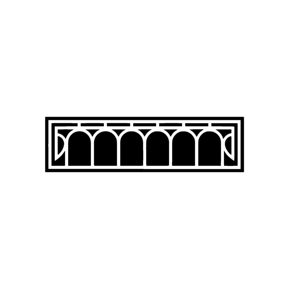 Geometric Archway, Minimalist, Architectural Motif - Minimalism vector
