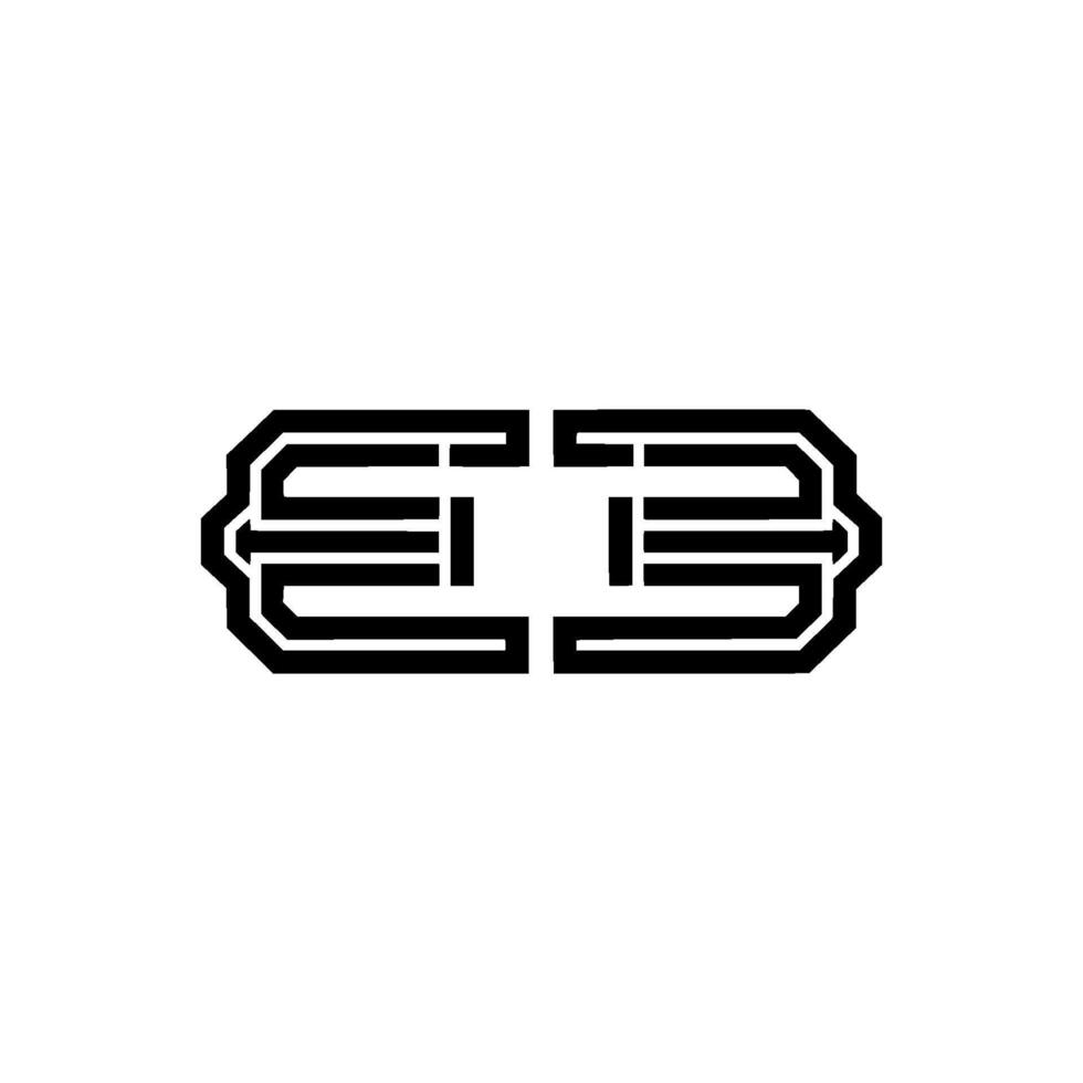 Geometric Lettermark, Modern Monogram, Minimalist vector