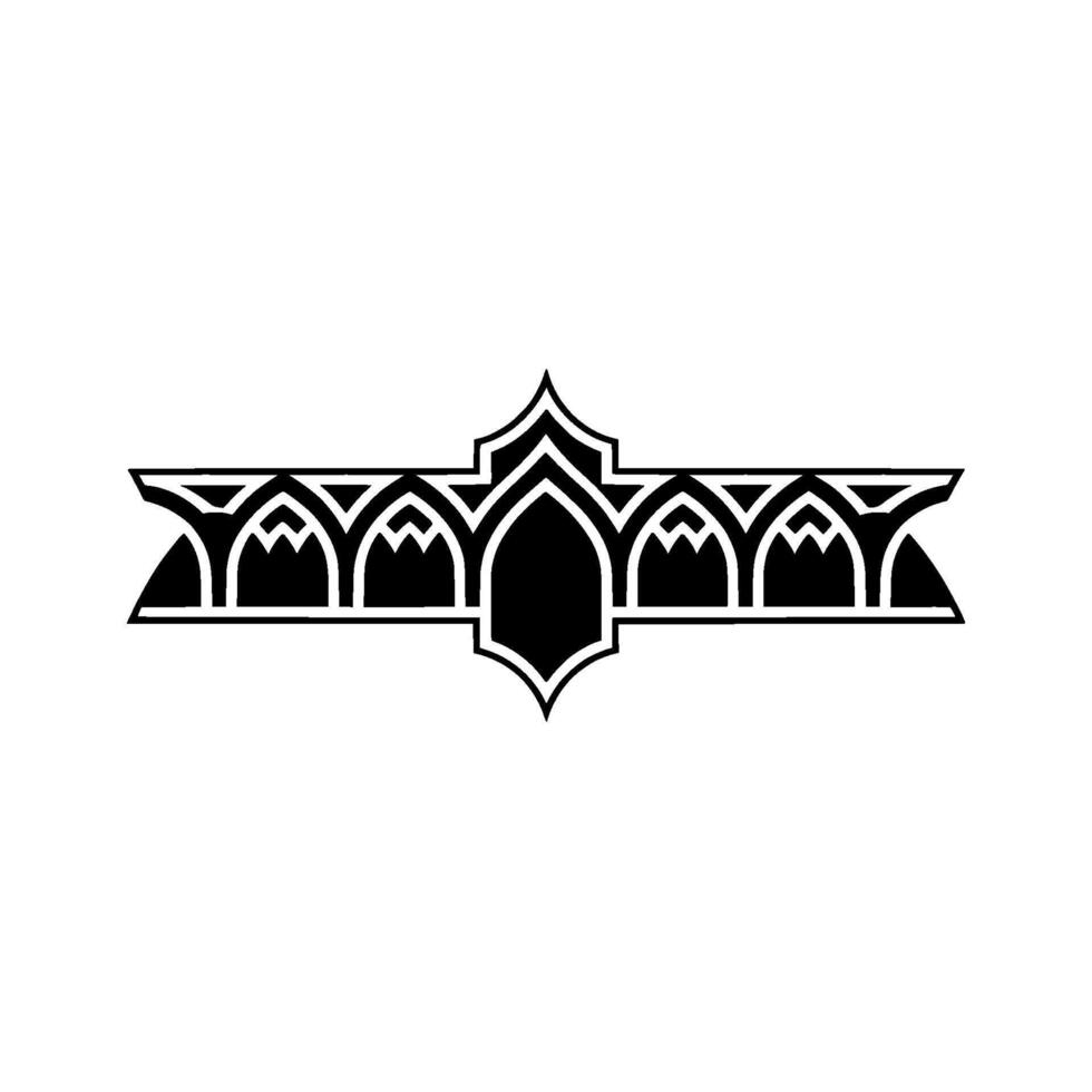 Geometric Arch Ornament, Art Deco Style - Art deco vector