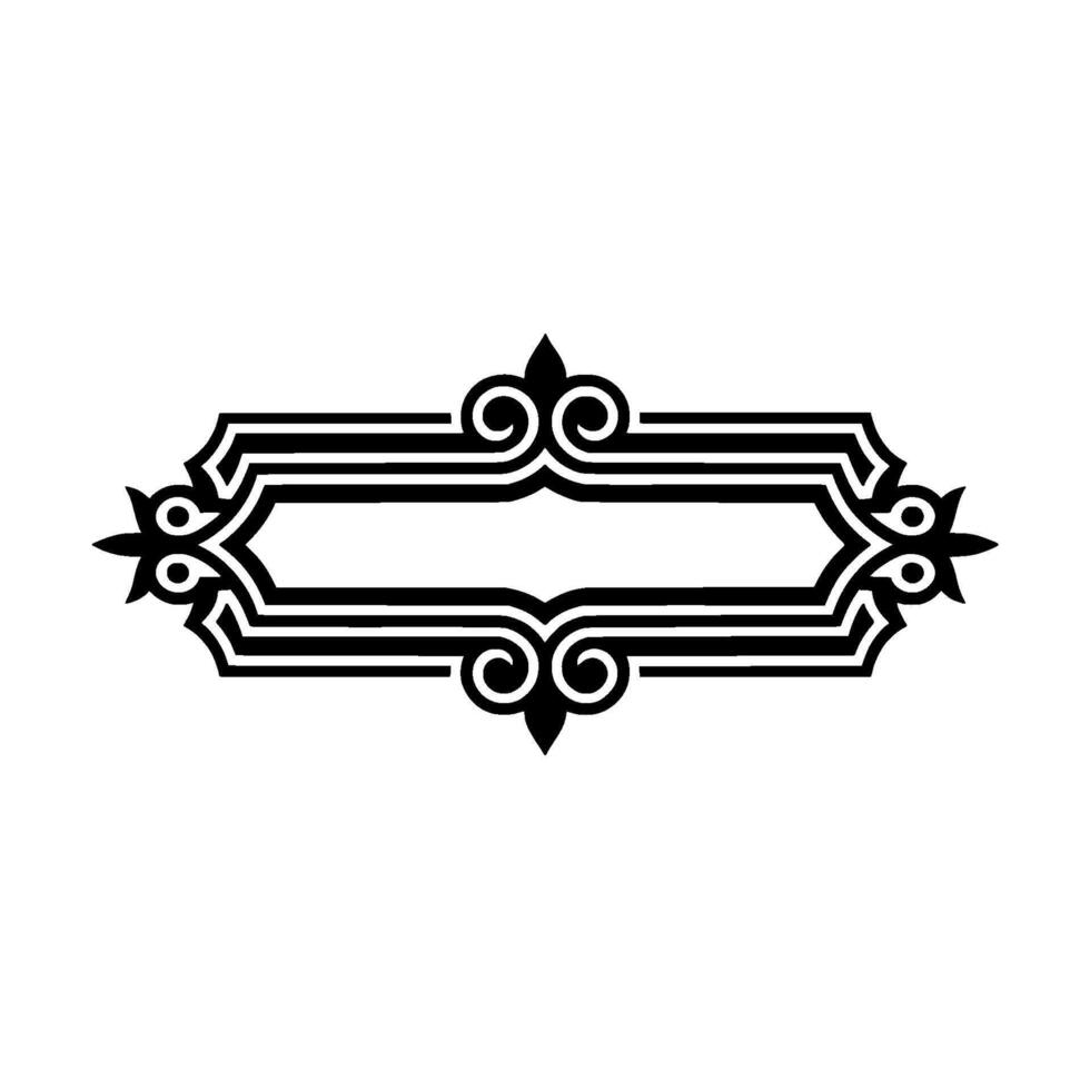 Art Deco Frame, Elegant Ornamentation, Vintage - Art deco vector