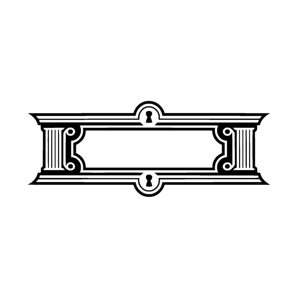 Art Deco Frame, Elegant Border, Vintage, Minimalist, Geometric - Art deco vector