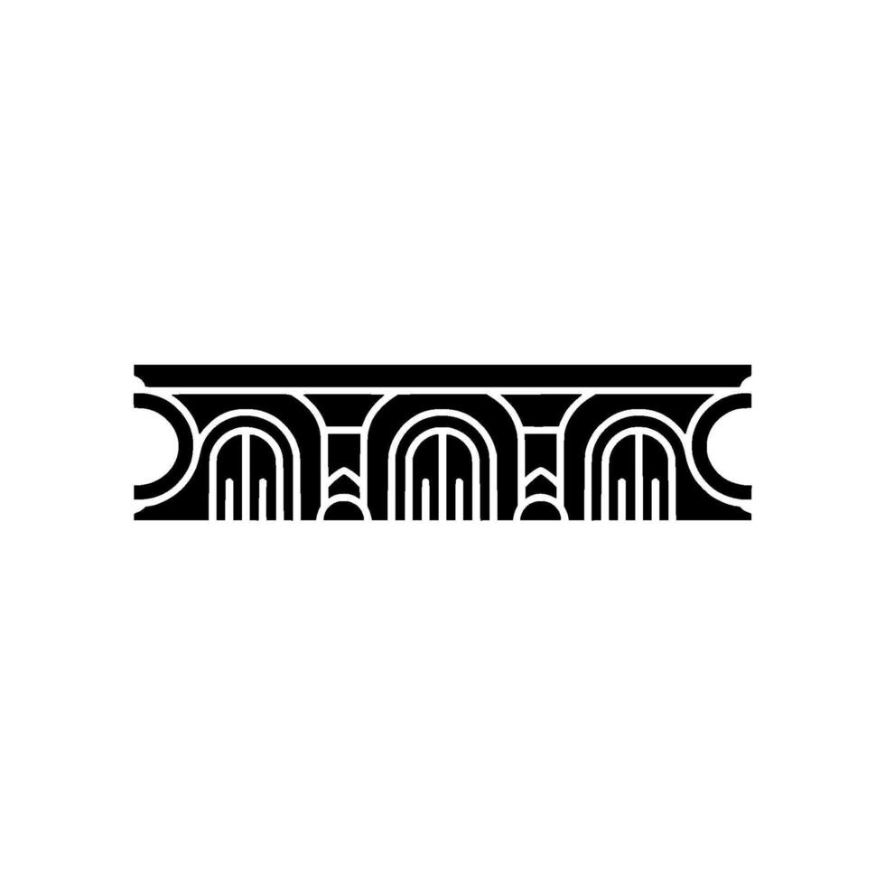 Art Deco Ornament Border, Geometric - Art deco vector
