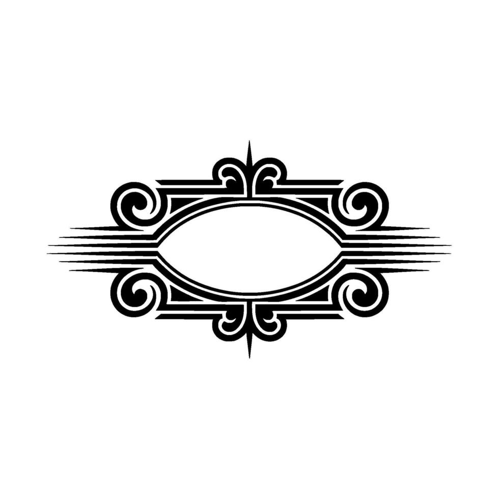Elegant Vintage Frame, Decorative Border, Classic - Ornamental - Swirls vector