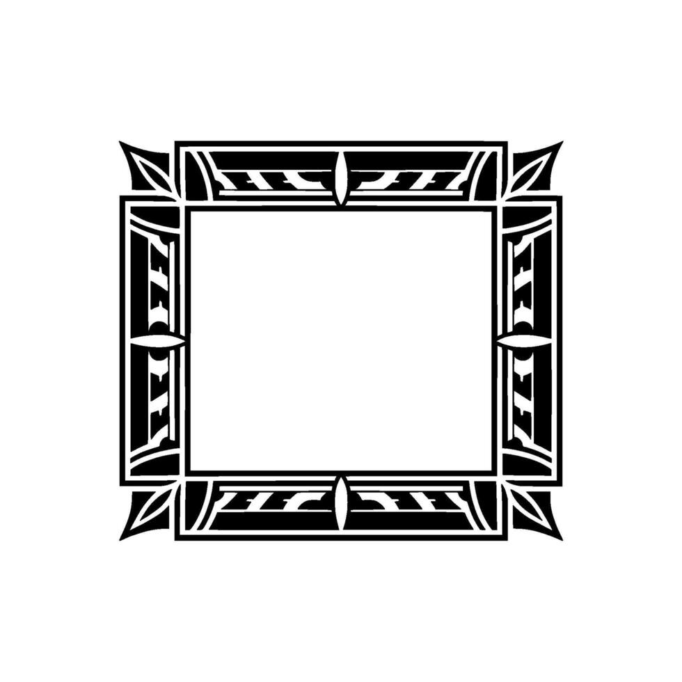 Geometric Deco Frame, Elegant Border, Vintage - Art deco - Art deco vector
