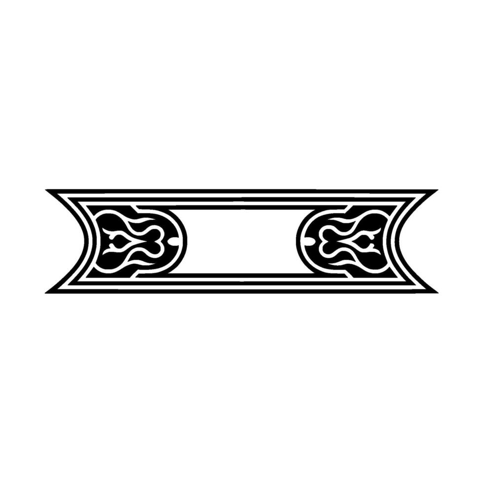 Art Deco Ornament Border, Vintage Elegance - Artdeco vector