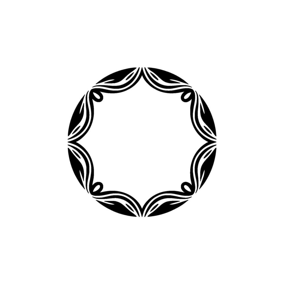 Elegant Circular Ornament, Vintage, Minimalist Frame - Circle vector