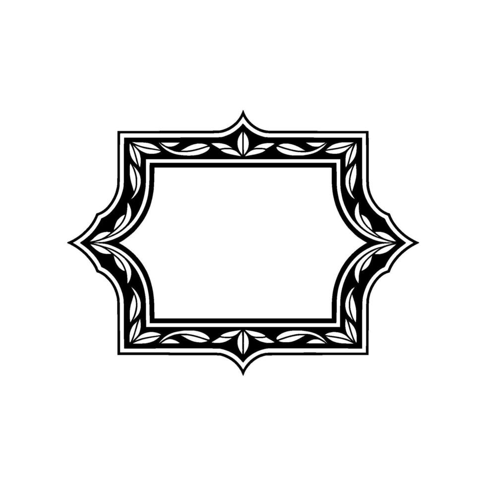Art Deco Frame, Elegant Ornamentation, Vintage, Decorative - Art deco vector