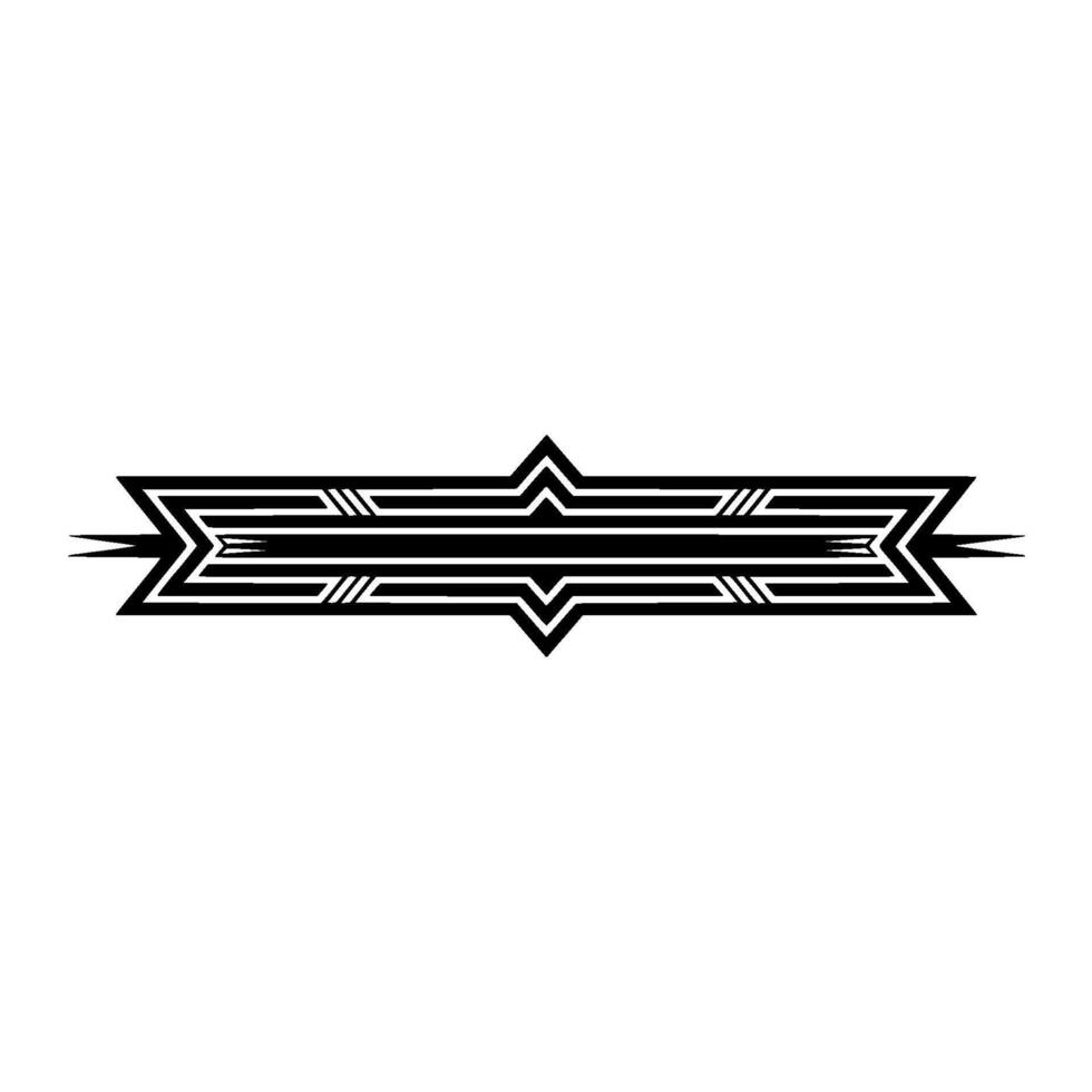 Art Deco Geometric Border, Vintage Elegance vector