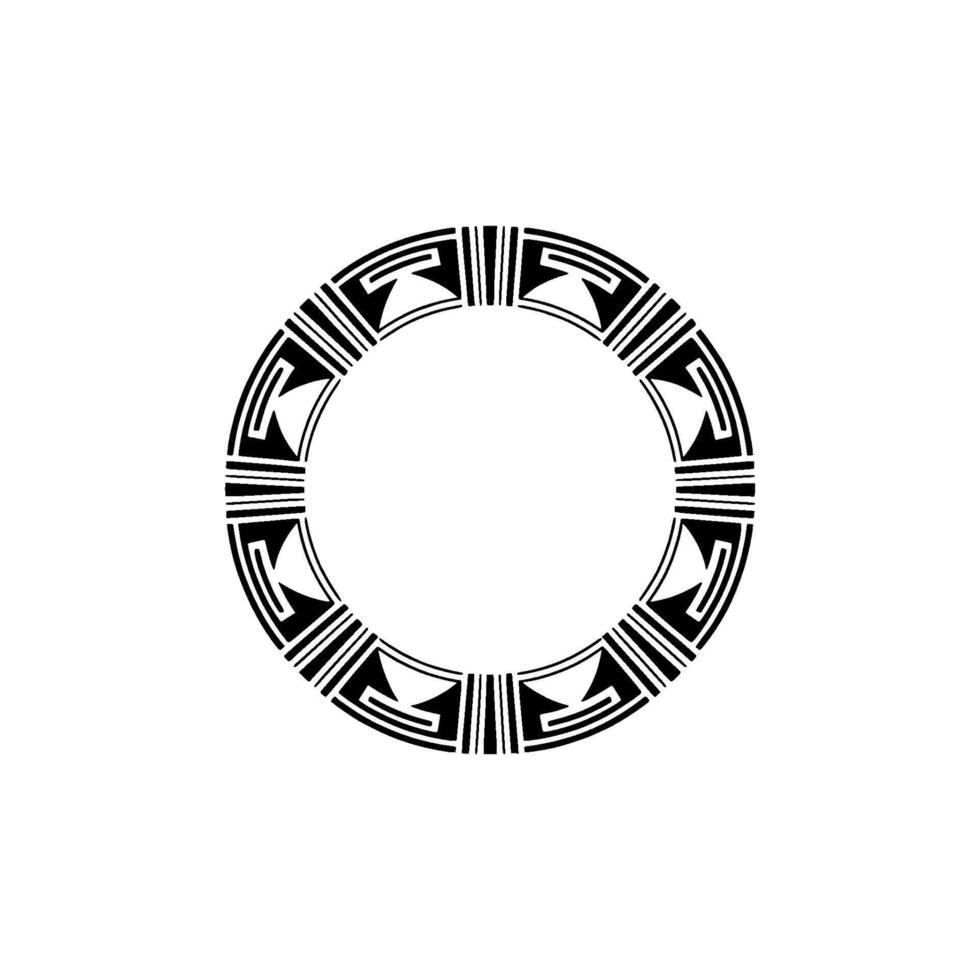 Geometric Circle Frame, Art Deco Style, Minimalist - Minimalism - Art deco vector