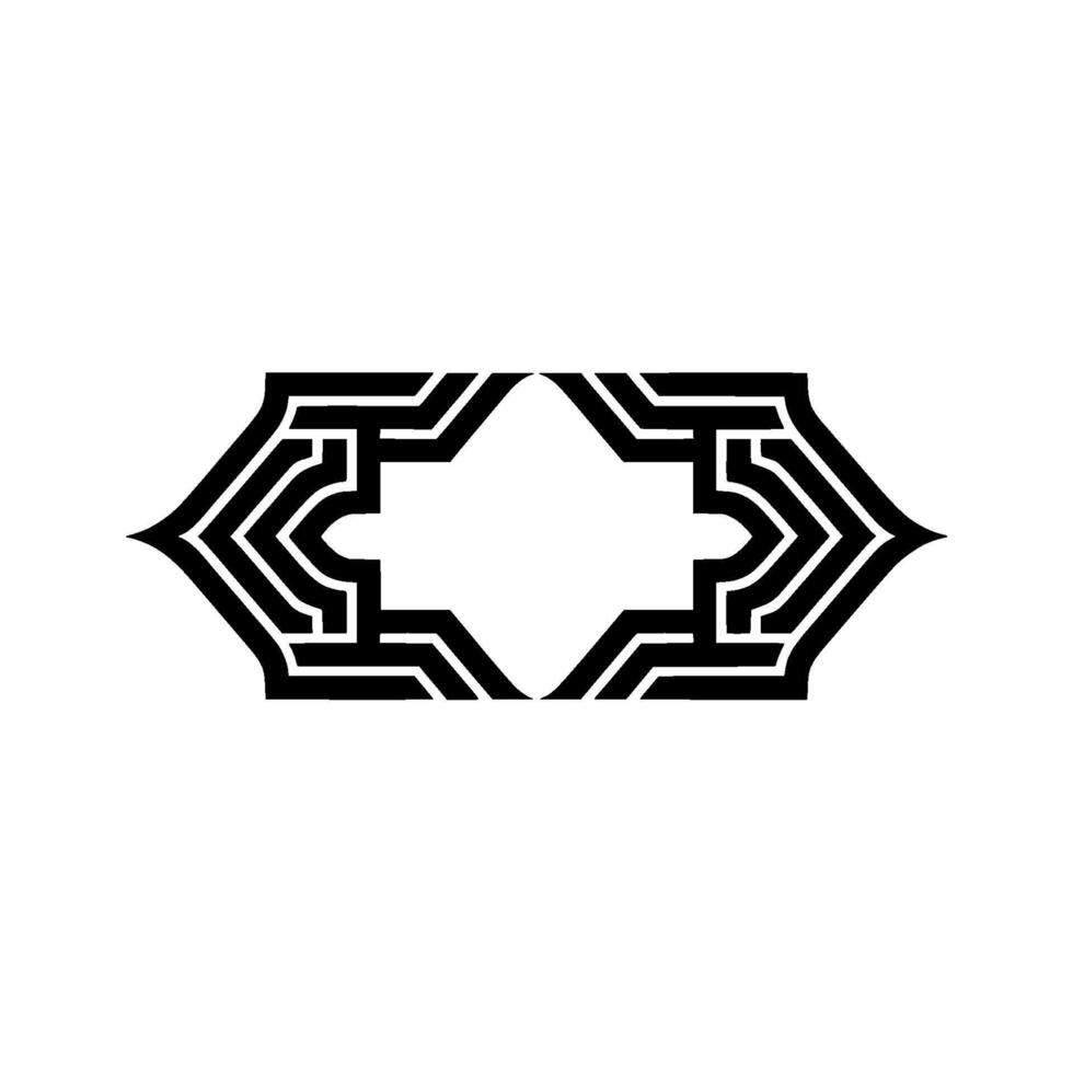 Geometric Arrowhead Emblem, Minimalist - Geometry vector
