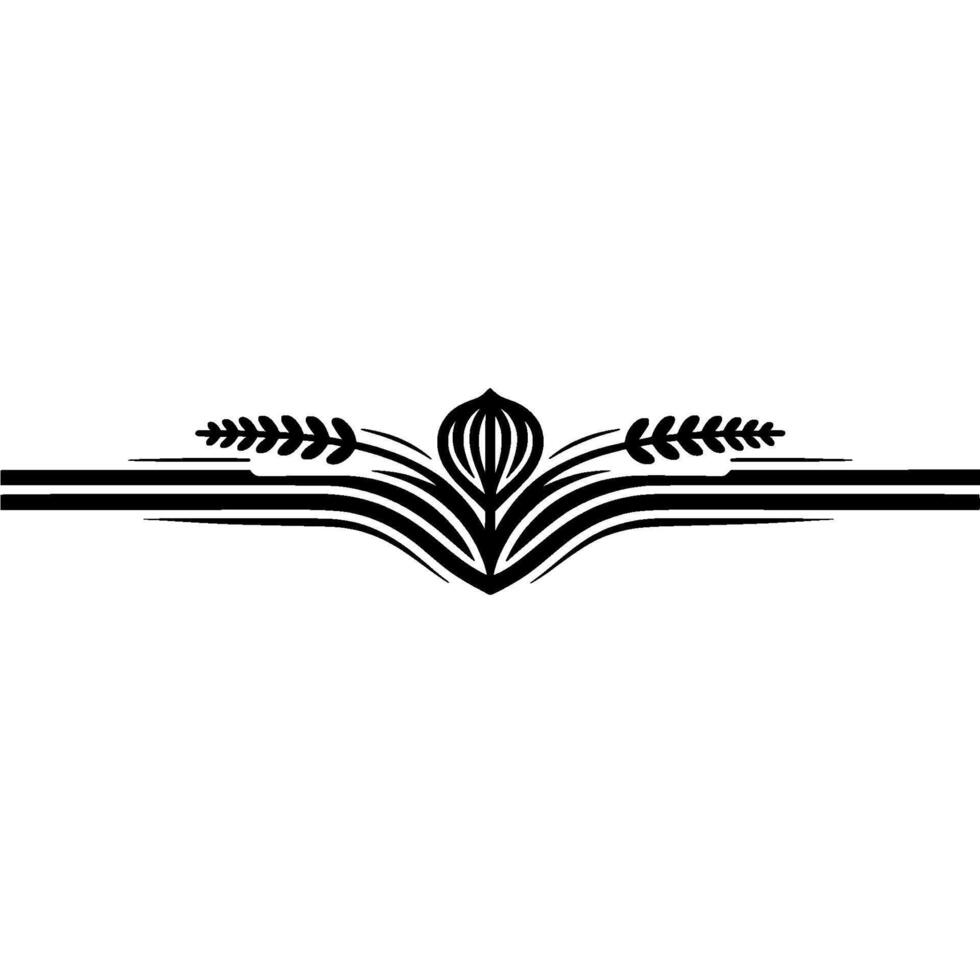 Elegant Ornamental Divider, Vintage Style vector
