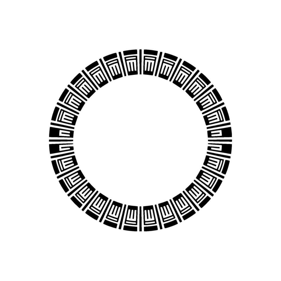 Geometric Circle Pattern, Minimalist, Circular Motif, Abstract - Minimalism vector