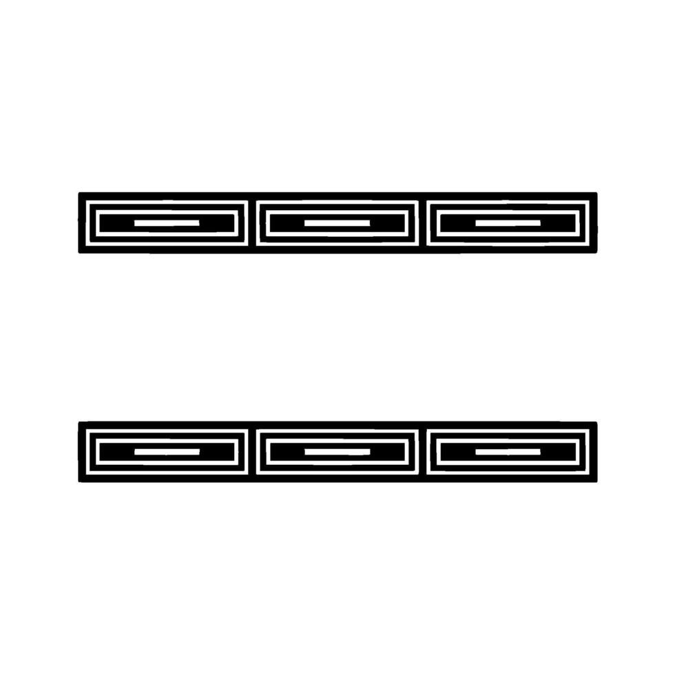 Geometric Deco Border Elements, Minimalist - Minimalism vector