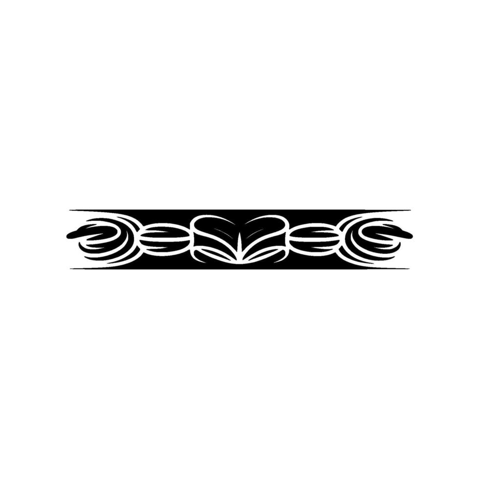 Intricate Tribal Border, Elegant, Minimalist Ornamentation vector