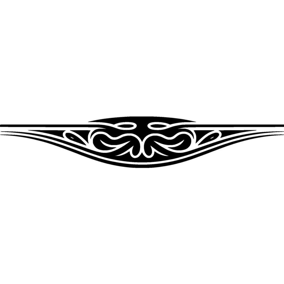 Elegant Art Deco Border Element, Vintage vector