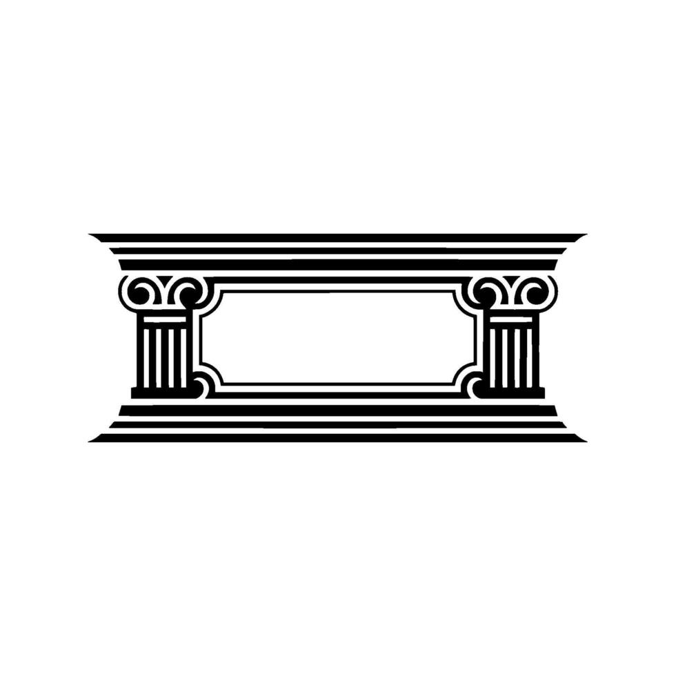 Geometric Classical Frame, Minimalist - Architecture vector