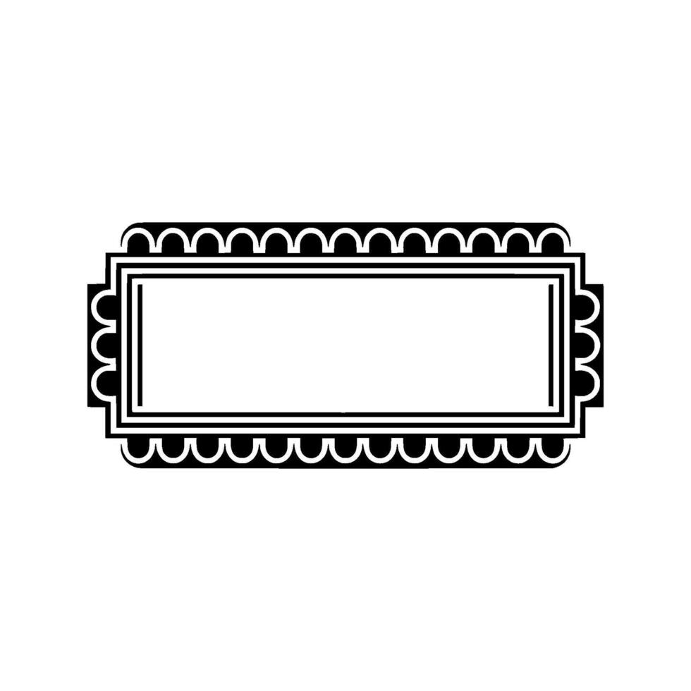 Art Deco Frame, Elegant Border, Minimalist, Geometric - Art deco vector