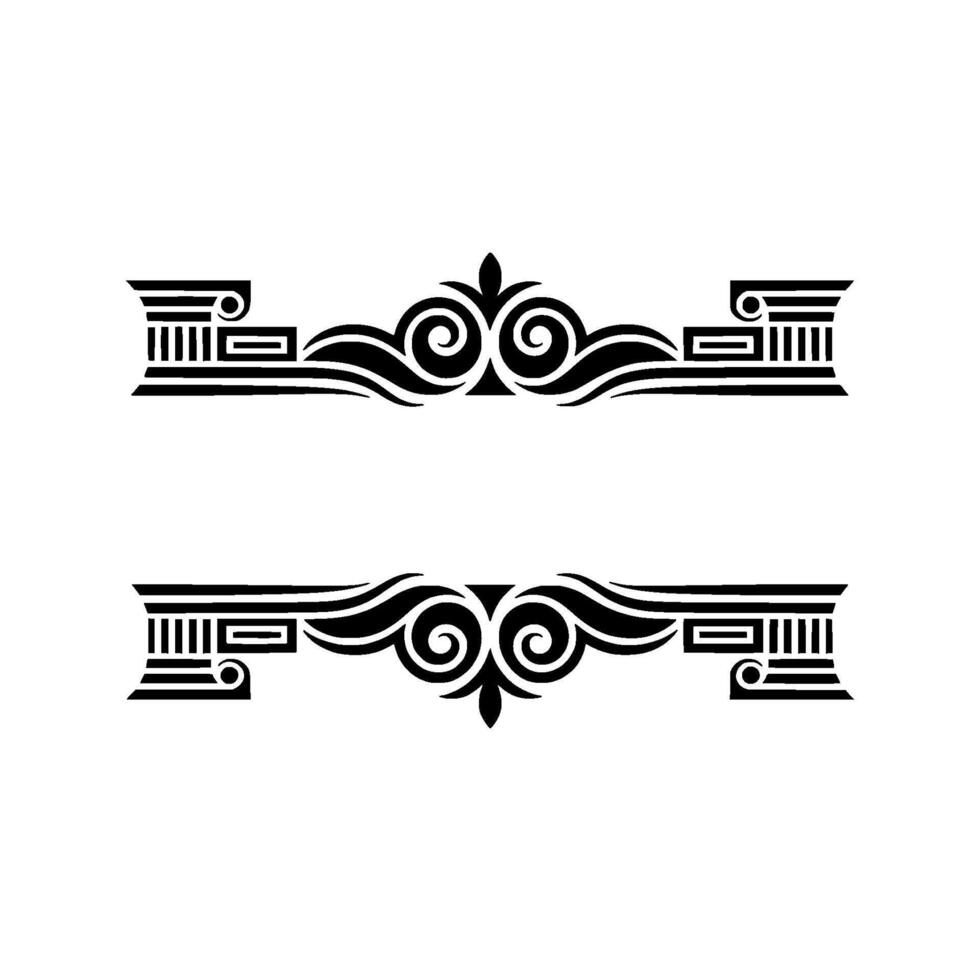 Elegant Decorative Dividers, Classical Elements vector