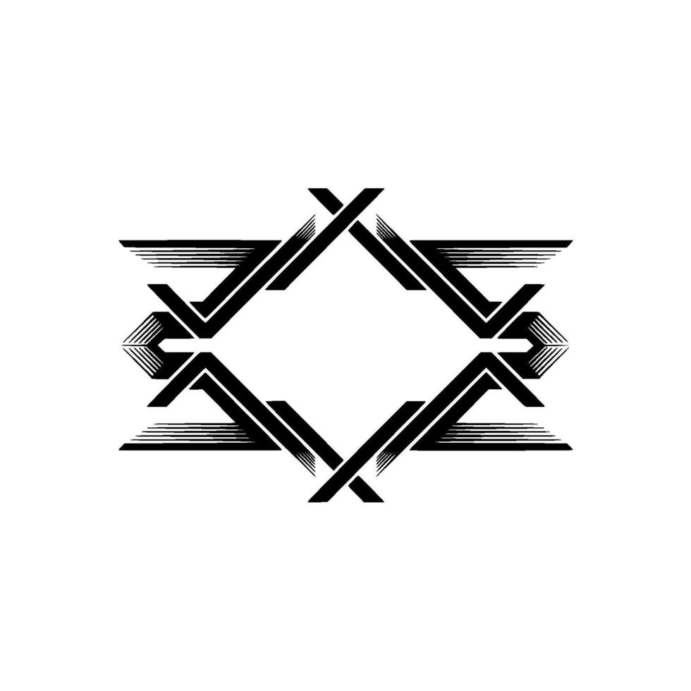 Geometric Symmetry, Minimalist, Abstract Pattern - Modern vector