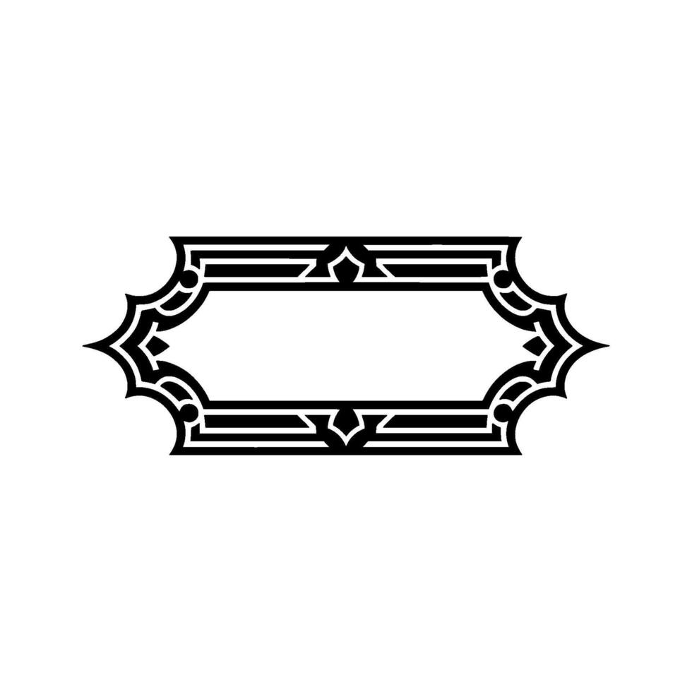 Art Deco Ornament Border, Elegant Element - Geometric - Art deco vector