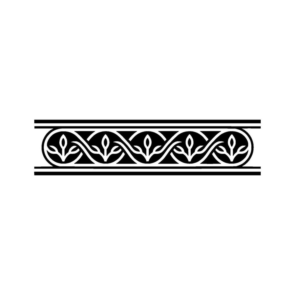 Intricate Celtic Border, Vintage Ornamentation - Pattern vector