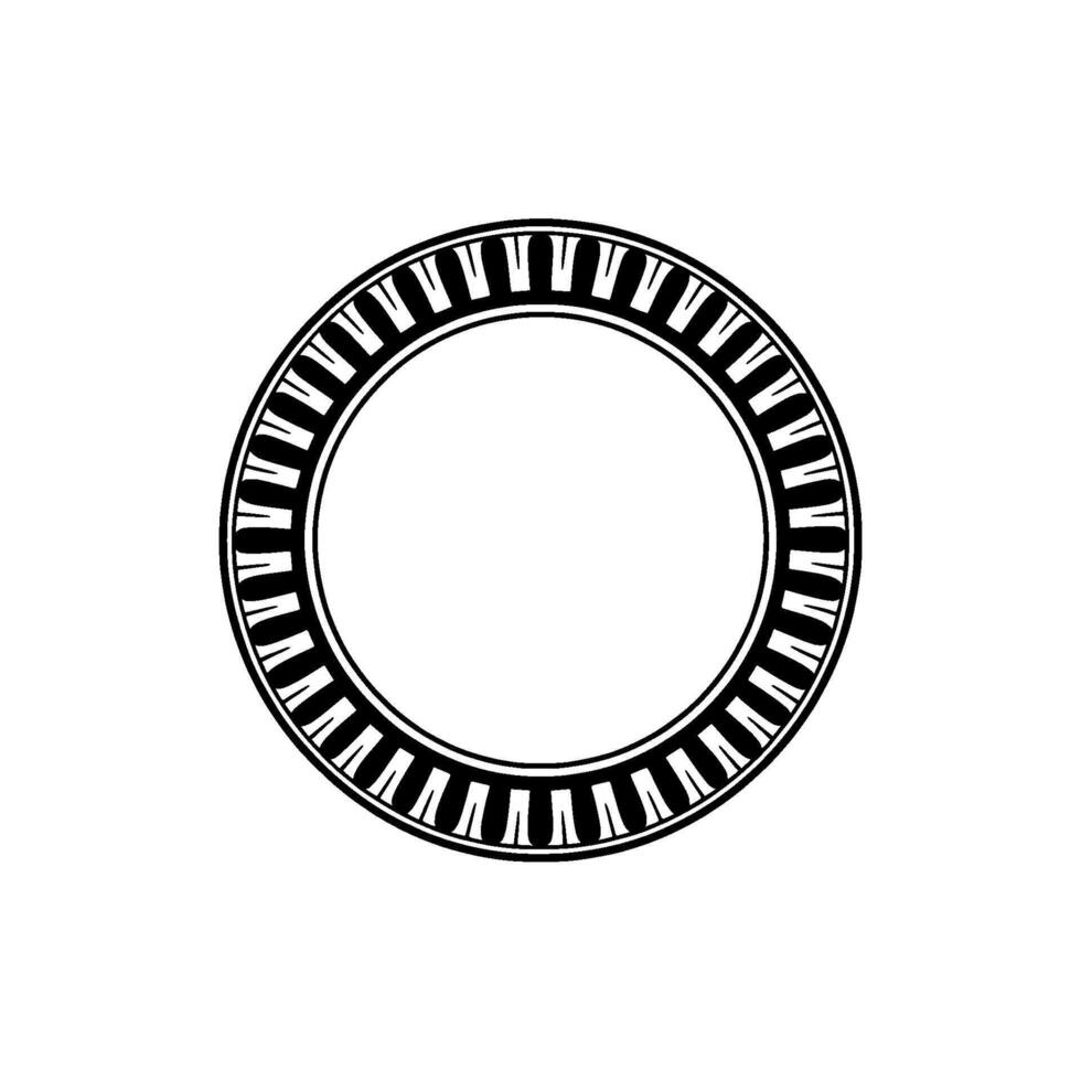 Geometric Circle Frame, Minimalist, Circular Motif, Pattern - Minimalism vector