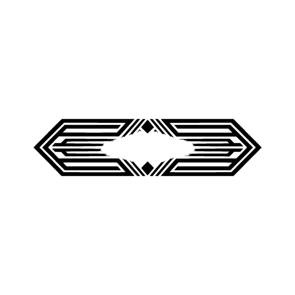 Geometric Arrowhead, Modern Deco, Dynamic Progression vector