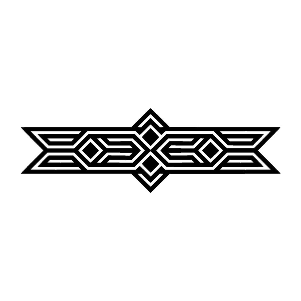 Geometric Deco Emblem, Modern Abstract, Geometry - Pattern vector