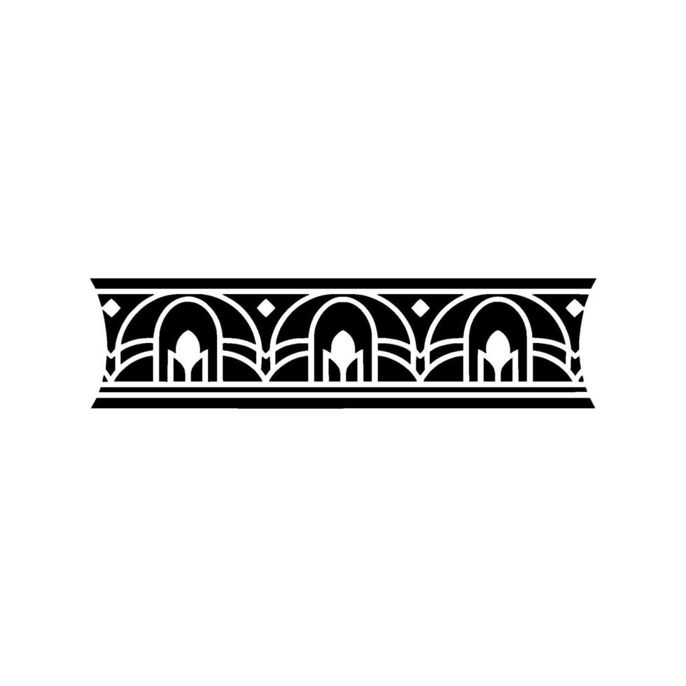 Art Deco Ornament Border, Geometric - Pattern - Art deco vector