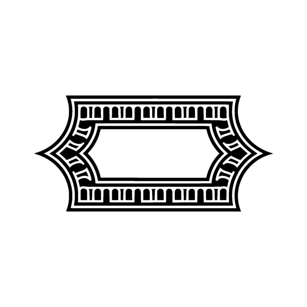 Art Deco Frame, Geometric Ornamentation, Vintage Elegance, Border - Art deco vector