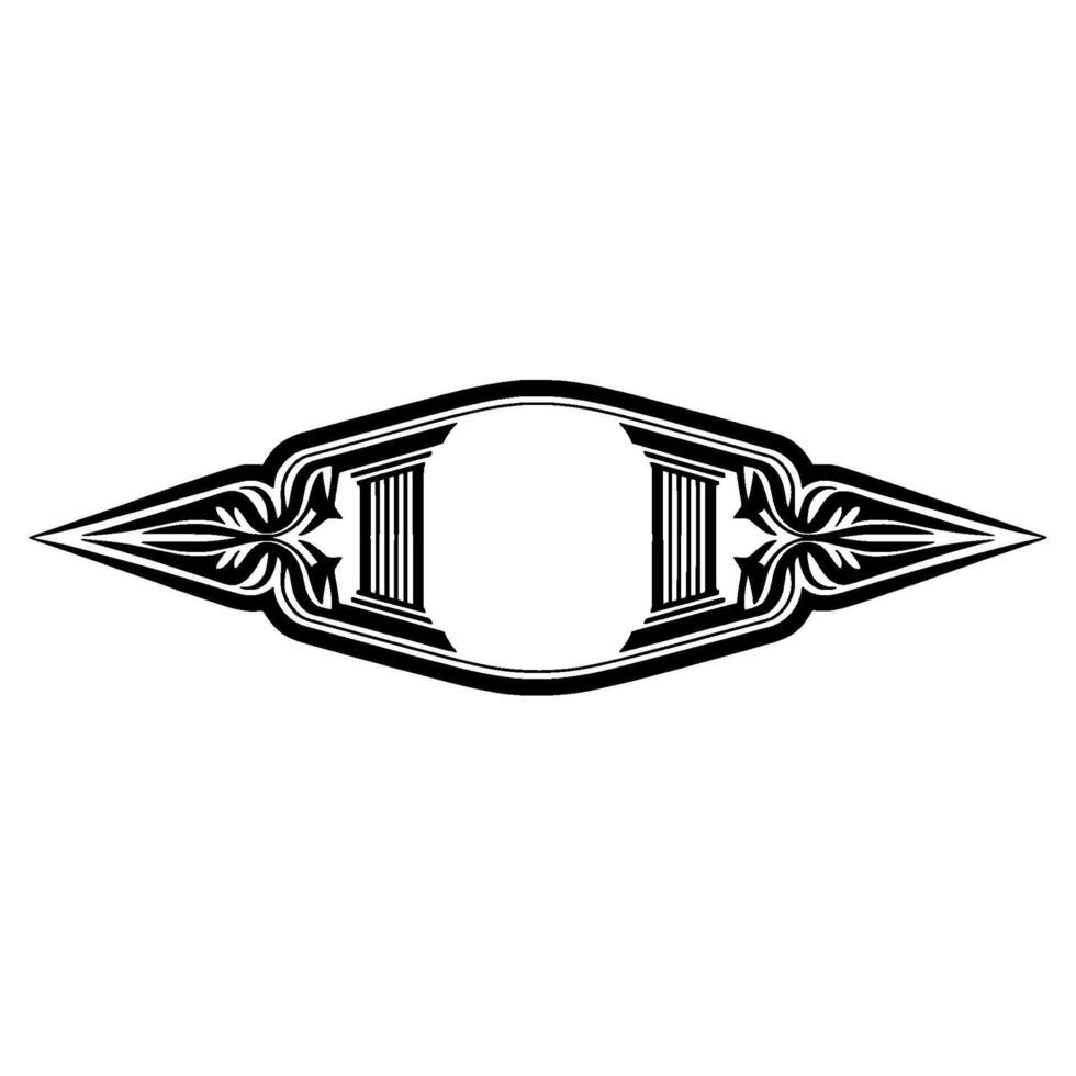 Elegant Deco Ornament, Vintage Border - Geometric vector