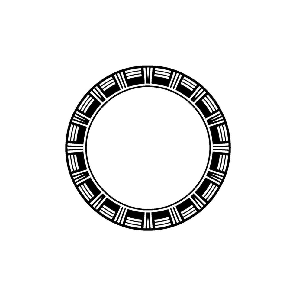 Geometric Circle Frame, Art Deco Style, Minimalist, Retro - Art deco vector