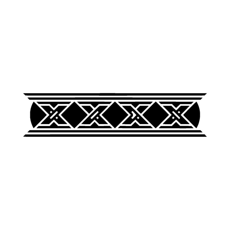 Geometric Border, Art Deco Style, Minimalist - Artdeco vector