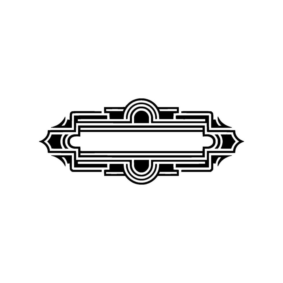 Art Deco Frame, Elegant Ornament, Vintage, Minimalist, Geometric - Art deco vector