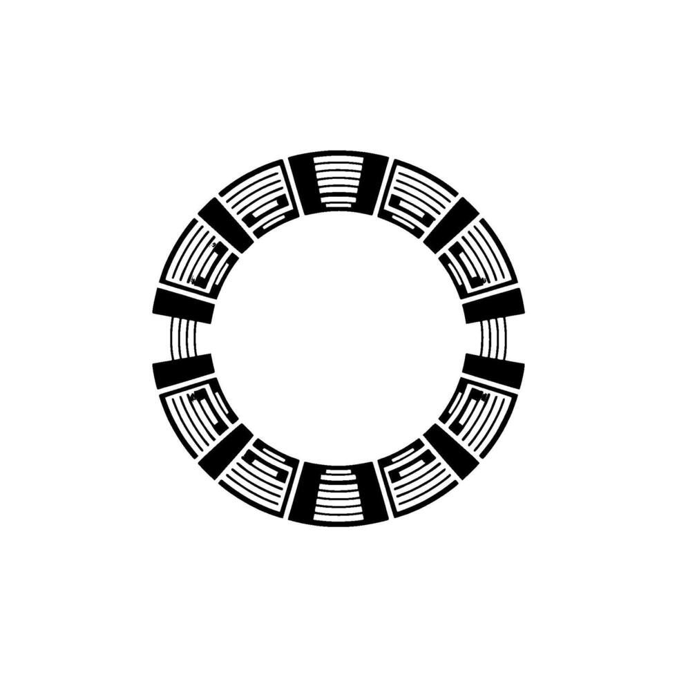 Geometric Circle, Minimalist, Circular Motif, Abstract Pattern - Minimalism vector