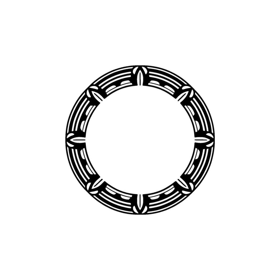 Geometric Circle Frame, Art Deco Style, Minimalist, Ornament - Art deco vector