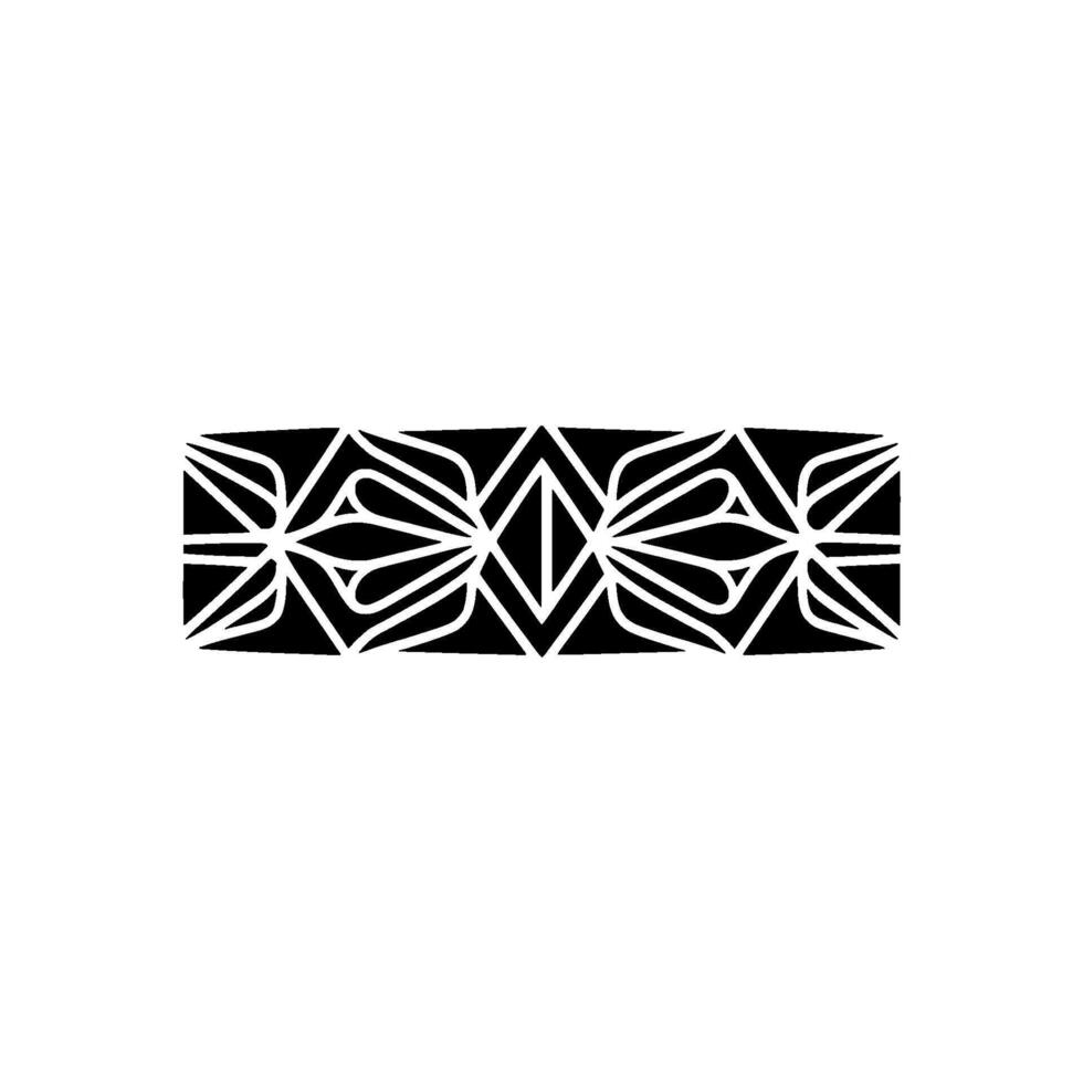 Geometric Floral Emblem, Minimalist vector