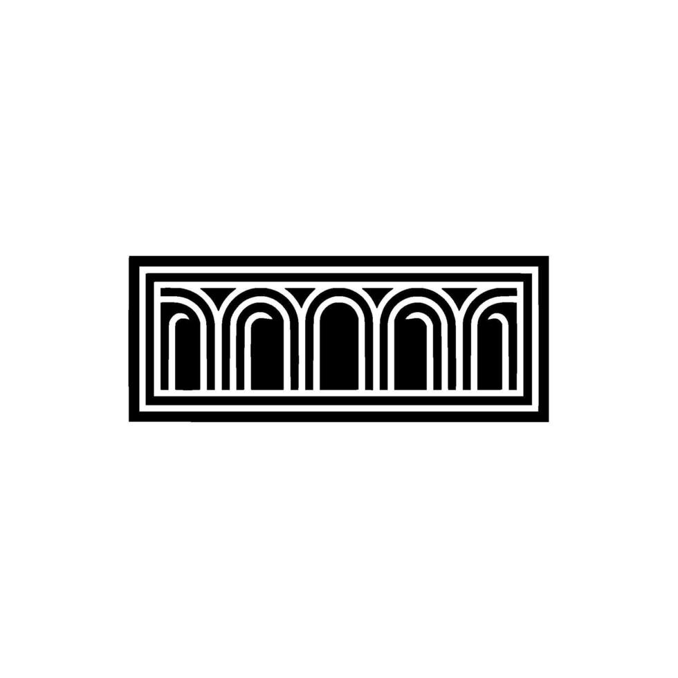 Geometric Archway, Minimalist, Modern Emblem, Minimalism - Abstract vector